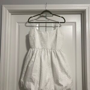 Amanda Uprichard Strapless White Bridal Mini